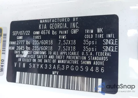 2023 Kia Sportage Ex from USA, damaged, VIN 5XYK33AF3PG059486